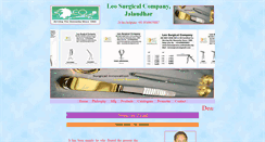 Desktop Screenshot of leosurgicalco.onlineindia.org